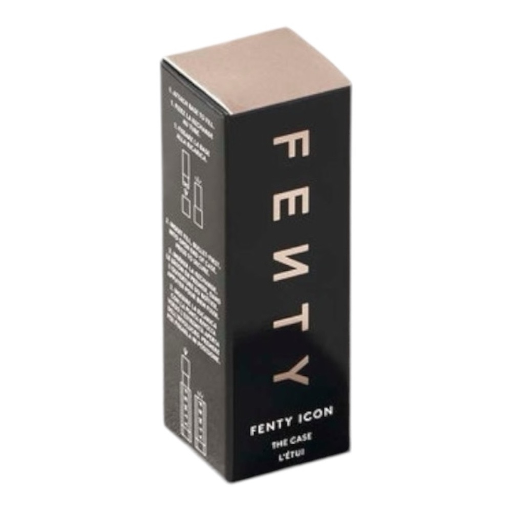 FENTY ICON ~ THE CASE ~ Refillable Lipstick Case in Metallic Nude New In Box - Picture 7 of 9